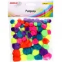 Pompony kreatywne Brewis Neon, 78szt - 2